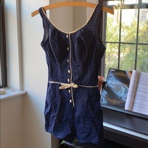 Vintage boy-shorts bathing suit